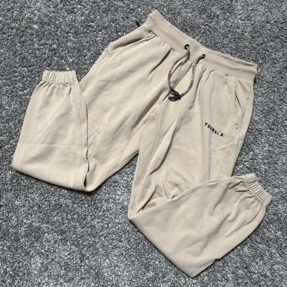 Men's YoungLA Kick-back Joggers - Picture 1 of 4